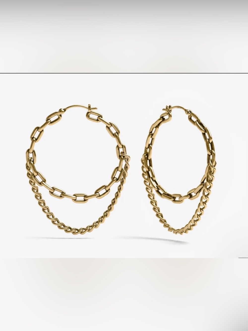BRAND NEW in box Ask & Embla Lynx Chain Earrings